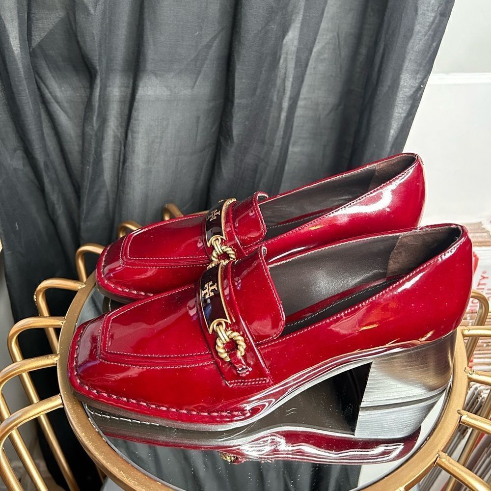 Tory Burch Mid Heel Perrine Loafers NEW - Picture 3 of 6